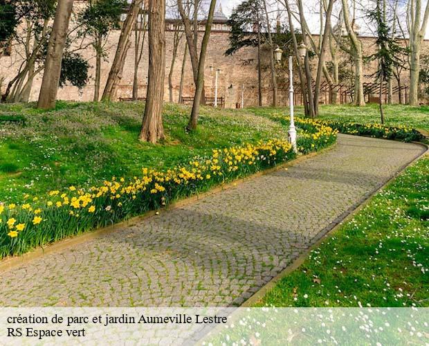 création de parc et jardin  aumeville-lestre-50630 RS Espace vert