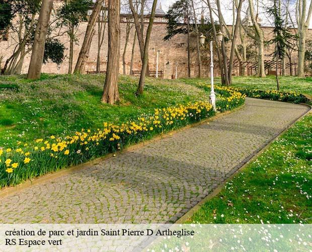 création de parc et jardin  saint-pierre-d-artheglise-50270 RS Espace vert